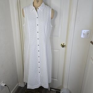 Anne Klein | Dresses | Anne Klein Sleeveless Denim Dress | Poshmark